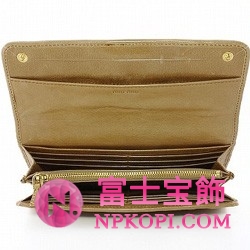 ミュウミュウ MIU MIU 長財布 サイフ 財布 さいふ ライトキャメル 5M1109 MATELASSE LUXFFF